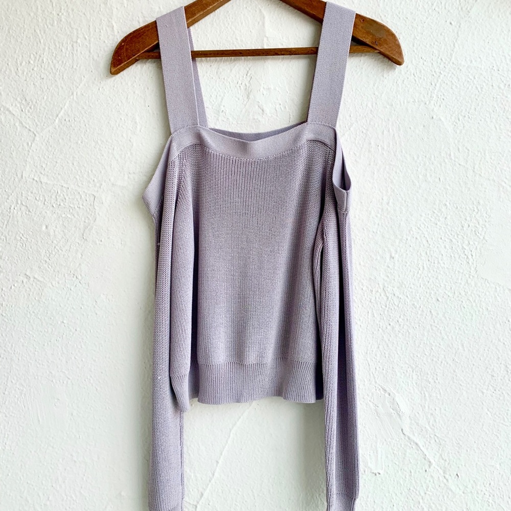 Wilfred Lilac Cold Shoulder Sweater